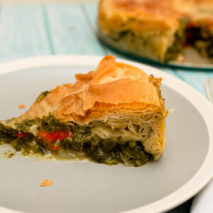 Spanakopita - Greek spinach and feta pie - Anastasia