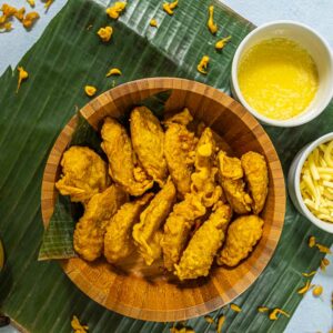 Fried Plantain with Cheese