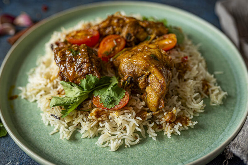 Chicken with Pilau Rice