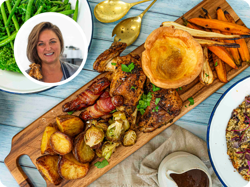 Order your roast dinner with Melissa