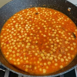 Chick pea curry (Chana Masala)
