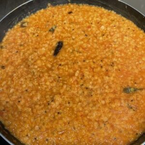 Red lentil curry ( Tarka Dhal)